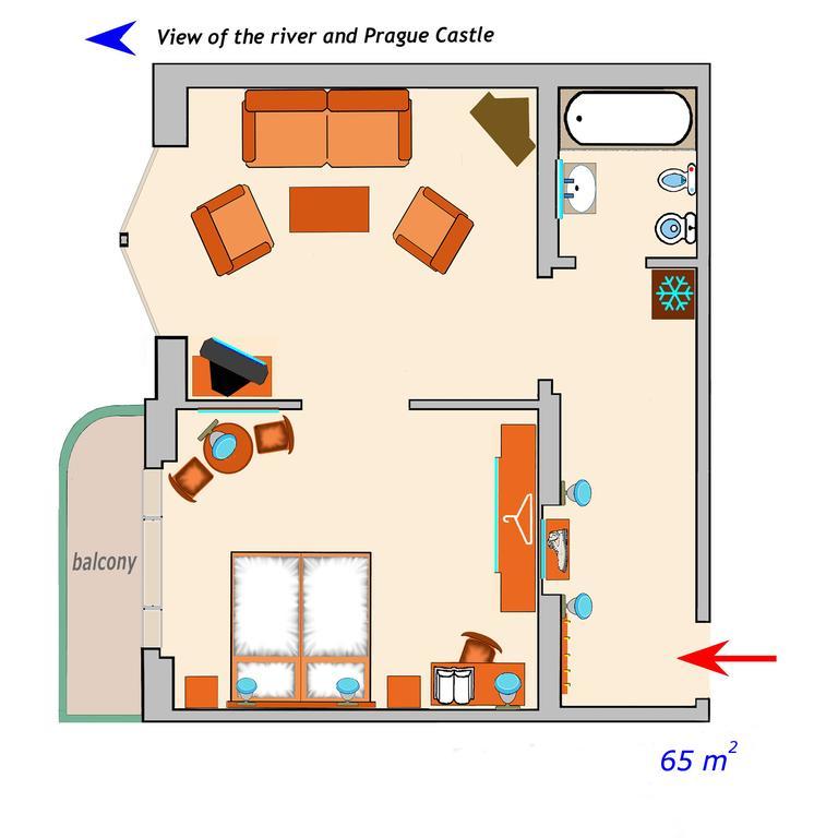 Hotel & Residence Royal Standard Prag Zimmer foto